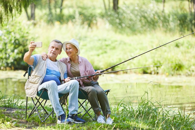 Селфи на рыбалке