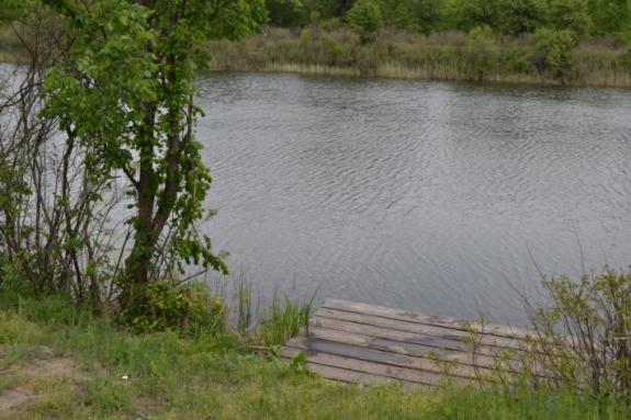 Вымостка на озере Осовом возле с. Крещатик Черкасский район, Черкасская область