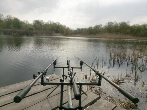 Открытие карпового сезона 2020 на озере "Осове" (Озеро "Осове" ("Исаево") возле с. Крещатик, Черкасский район), фото